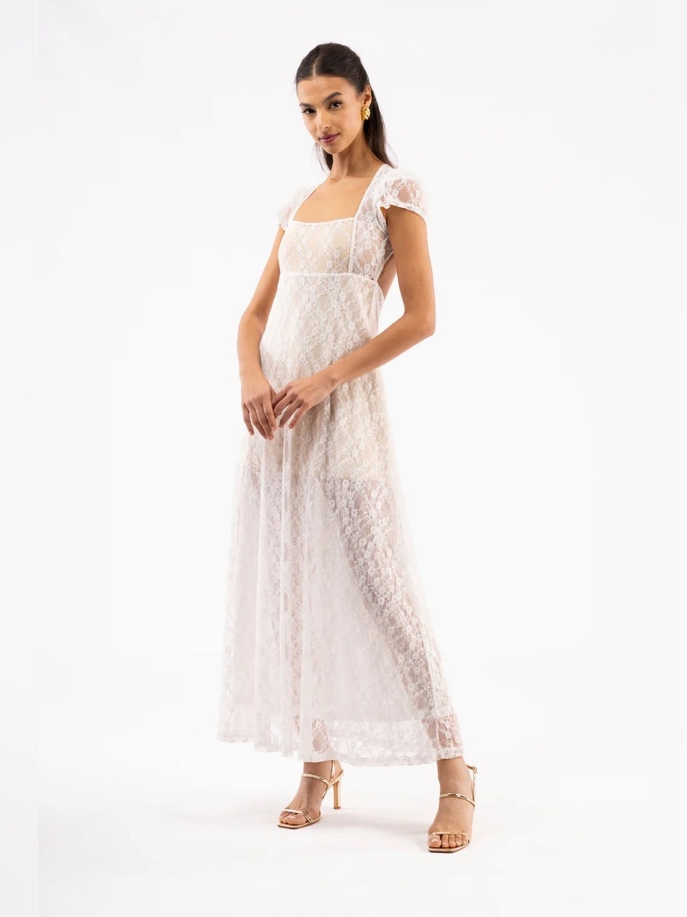 NWT Smith & Quinn Meg Sheer Lace Dress - Picture 3 of 13